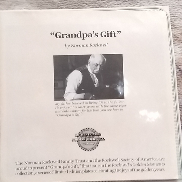 Norman Rockwell collector's plate by Knowles with certificate of authenticity - Picture 5 of 8